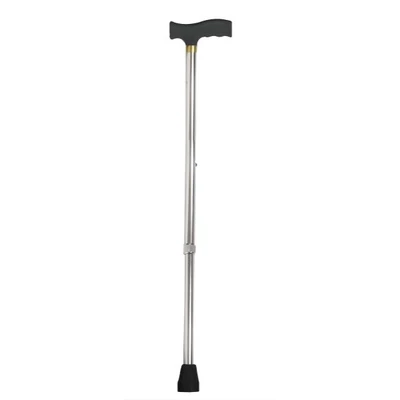 Dr. Head Premium Height Adjustable Aluminium L-Shaped Walking Stick (5 Quantity)